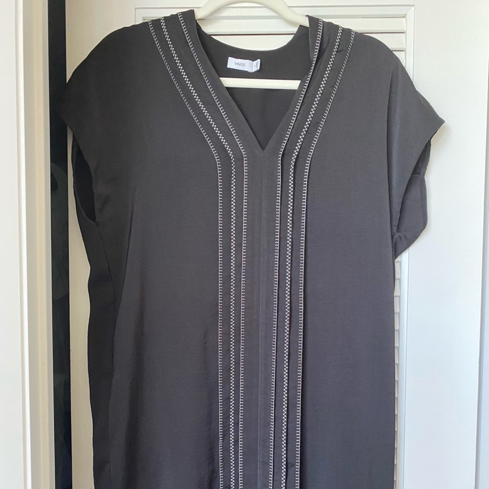 Black vince tunic dress size 6